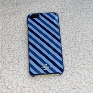 2 piece Kate Spade Phone case in shades of blue